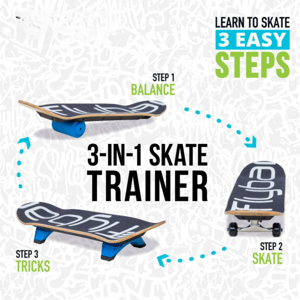 Skateboard Trainer, Balance Board for Boys and Girls, Ages 6 and up - Image 2