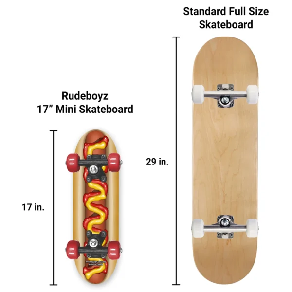 Mini Wooden Cruiser Board with Cool Graphics for Boys & Girls - Image 4